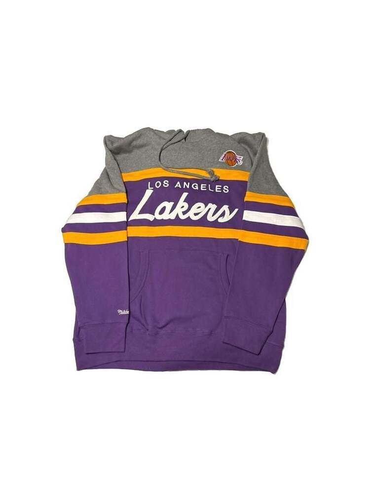 Mitchell & Ness Head Coach Hoodie LA Lakers Hardwood Classics size XL